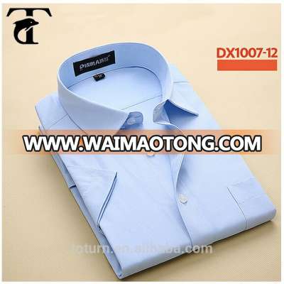 new products 2017 Mens wedding Shirts Mens Office business Wear Slim Fit sky blue pink black Dress Shirts