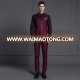 china men suit factory 3 piece mens red suit