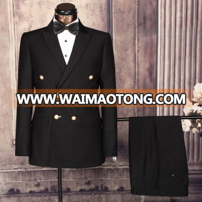 double breasted suit black mens business suit